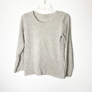 Ellie Kai Grey 100% Cashmere Sweater Size Medium